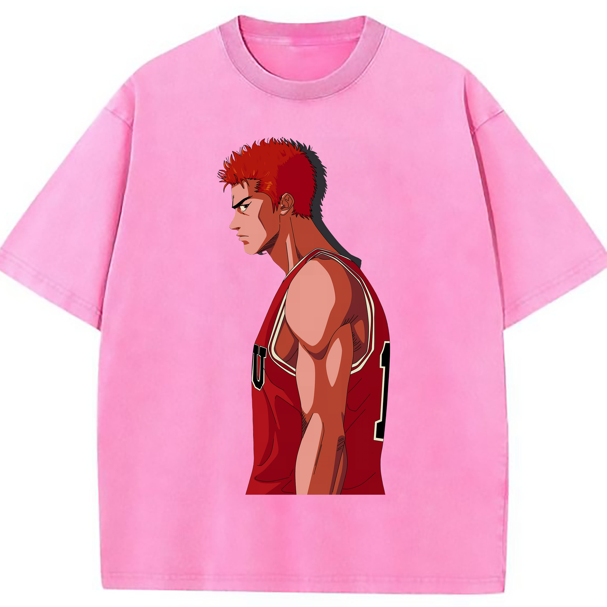 （画像用） SLAM DUNK／スラムダンク 綿100% ヴィンテージ風 半袖Tシャツ（フロントプリント）